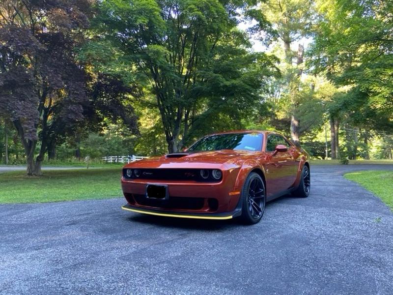 Dodge Challenger after a full detail