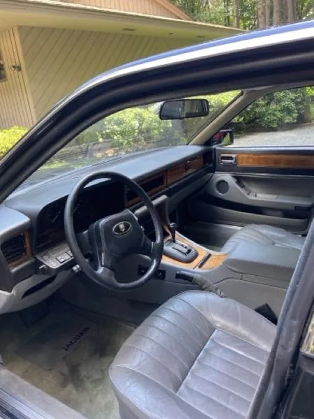 Classic 80s Jaguar interior detail